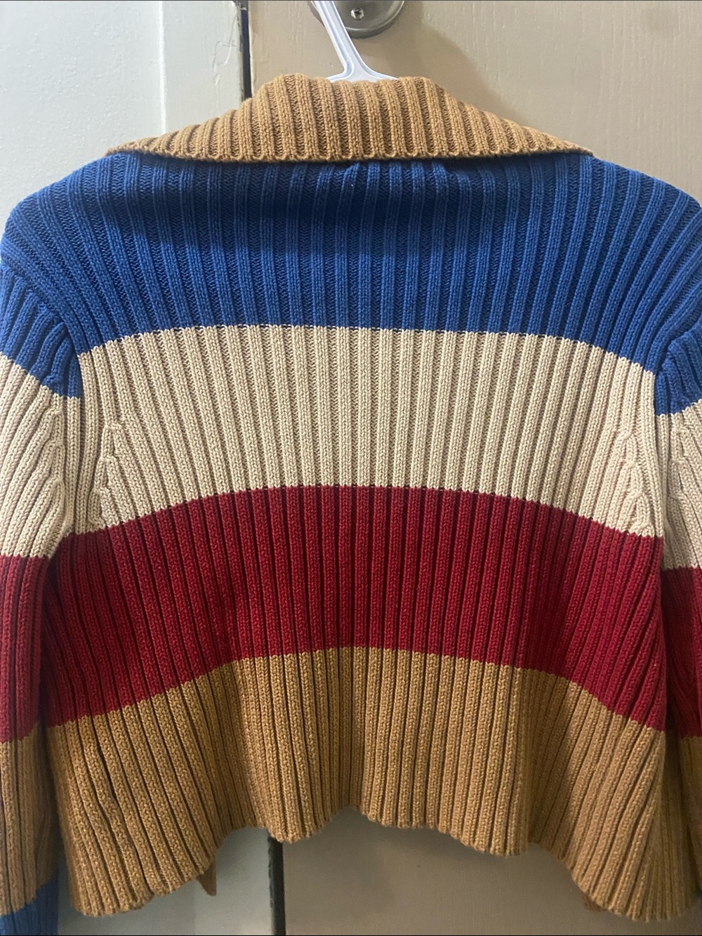 Striped Ribbed Women's Sweater - Picture 5 of 5